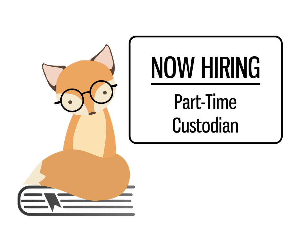 Now Hiring Part-Time Custodian