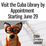 Visit the Cuba Library by Appointment!