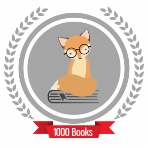 Finnegan Fox logo with 1000 books banner