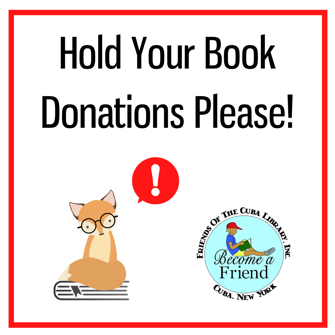 No Book Donations!