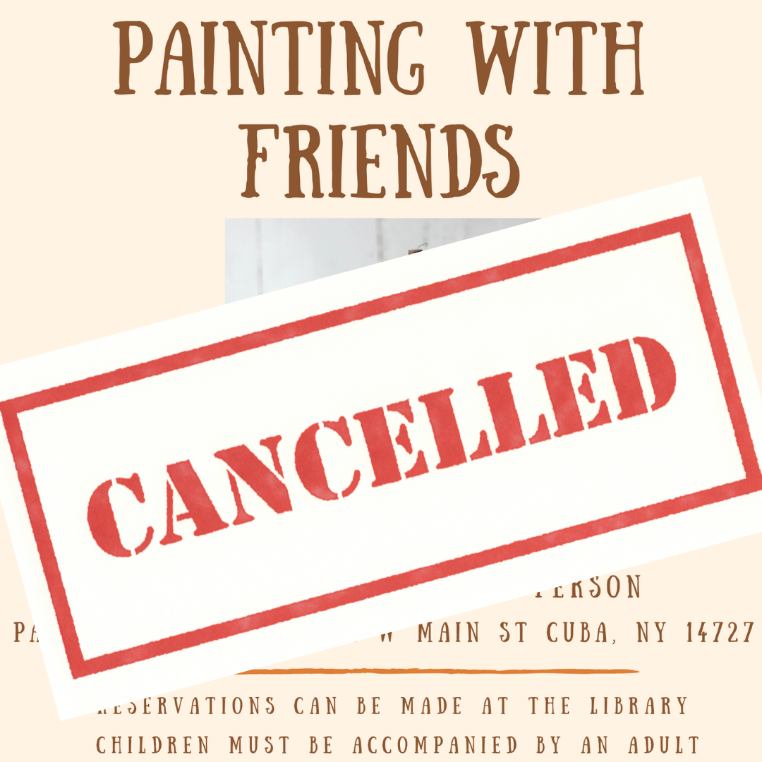 Painting with Friends Cancelled
