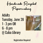 Handmade Recycled Papermaking