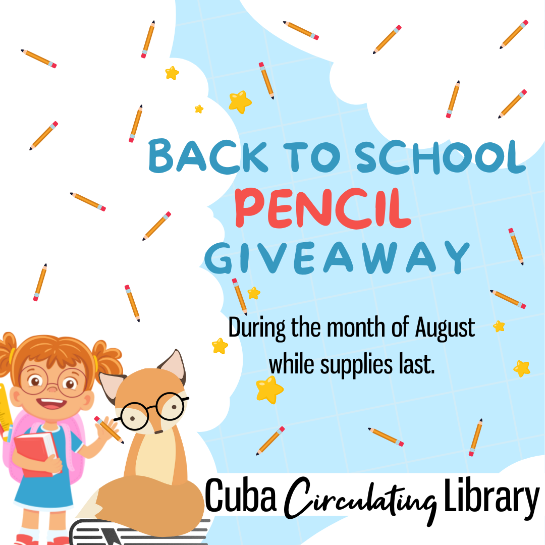 Back to School Pencil Giveaway