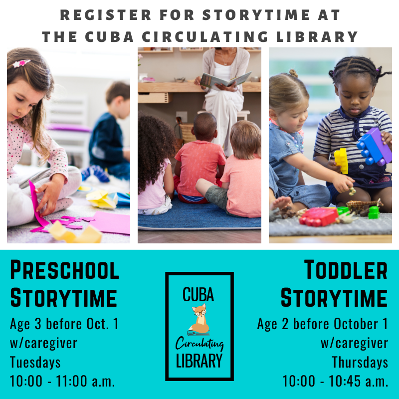 Register for Story Time!