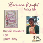 Barbara Knight Author Talk