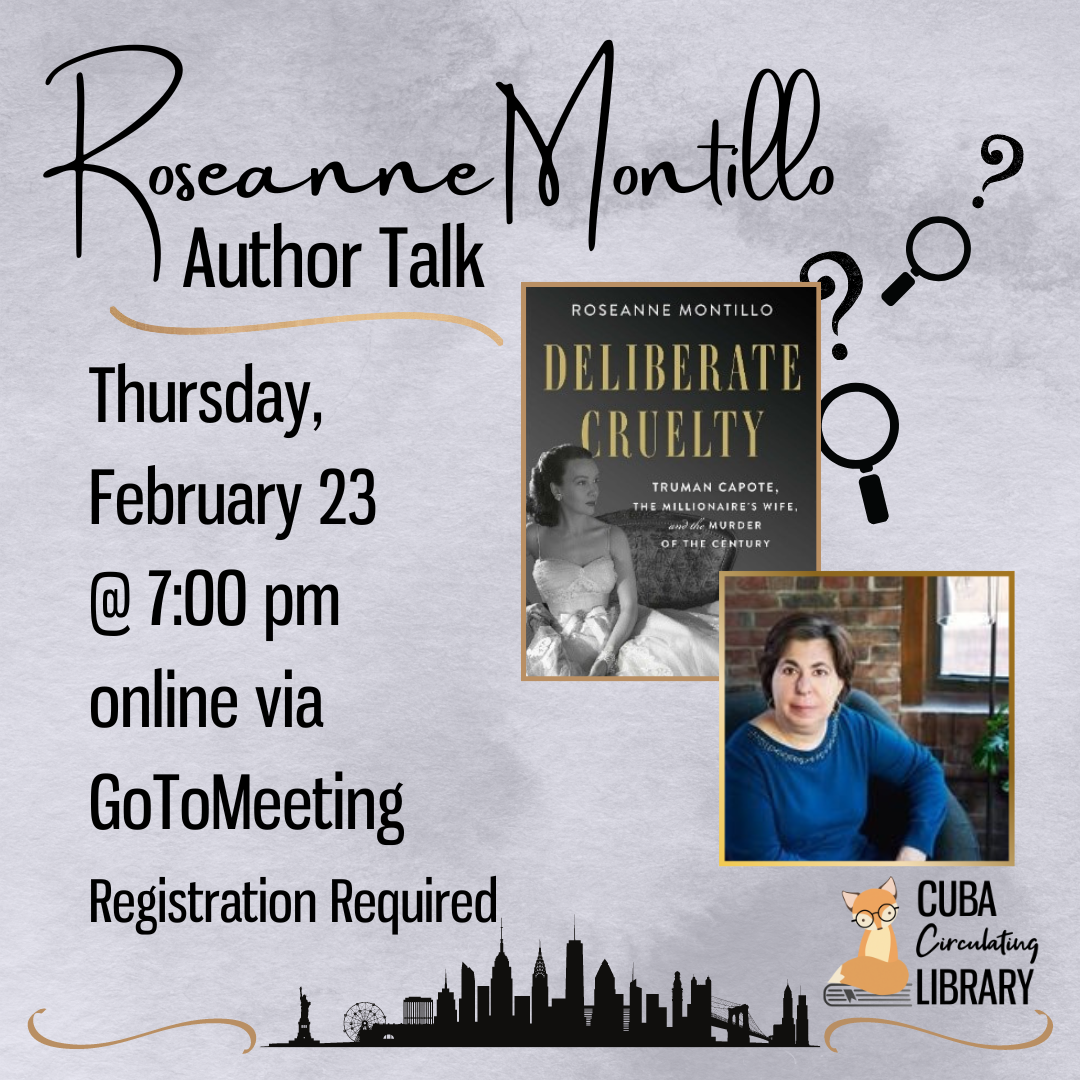 Roseanne Montillo Author Talk