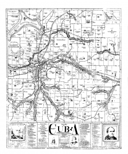 Farm Map of Cuba, NY 1901
