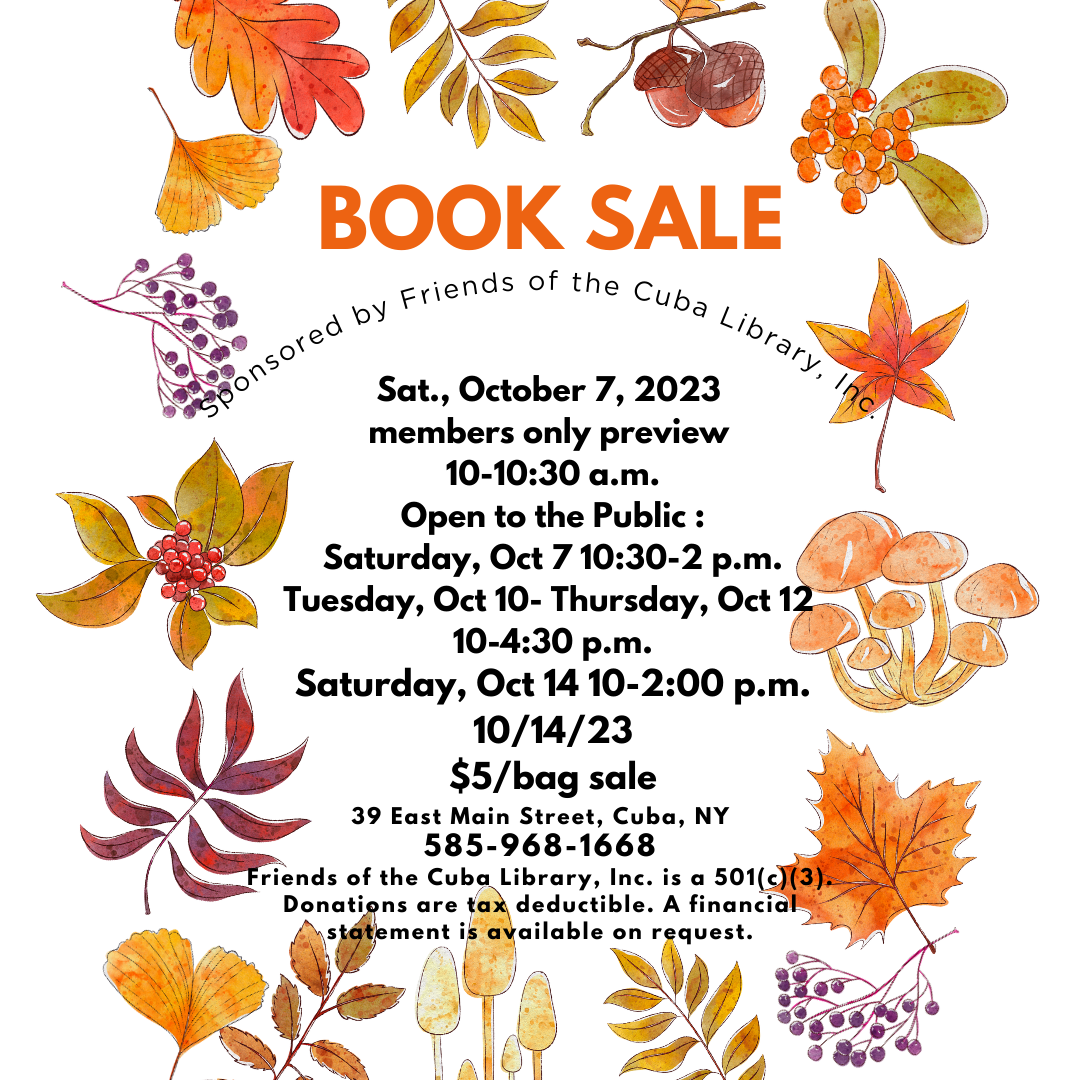 October Book Sale – $5 Bag Sale