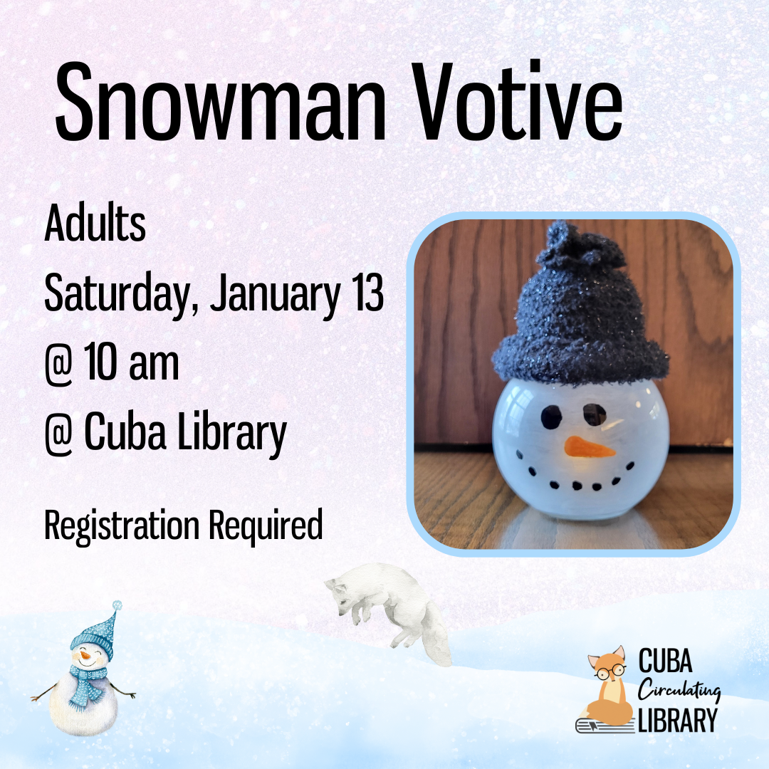 Snowman Votives