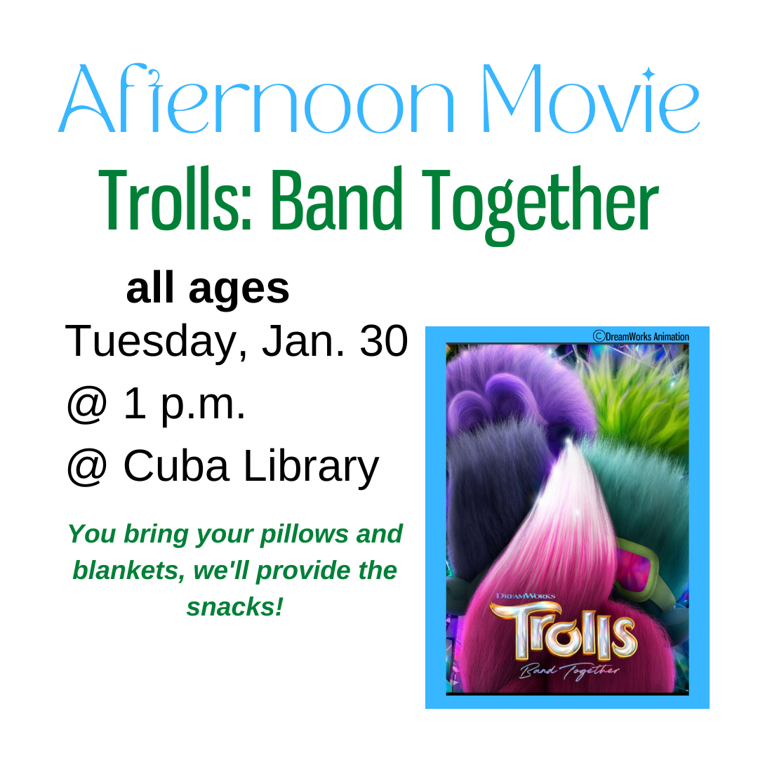 Afternoon Movie: Trolls Band Together