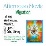 Afternoon Movie: Migration
