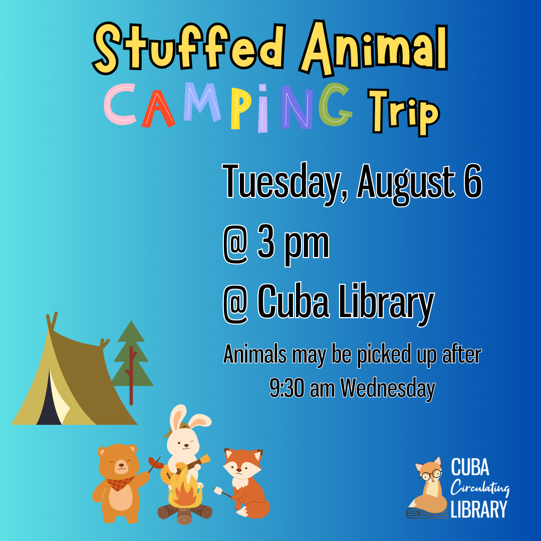 Stuffed Animal Camping Trip
