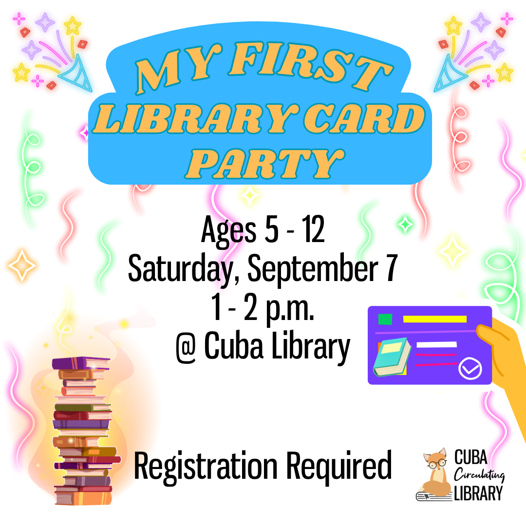 My First Library Card Party