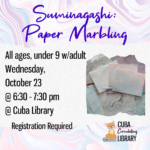 Suminagashi: Japanese Paper Marbling