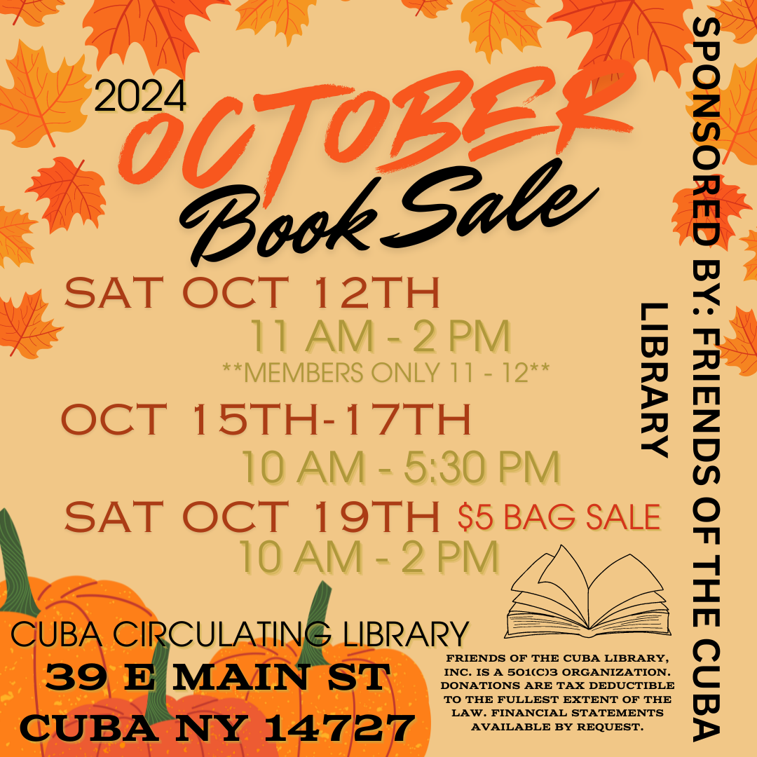 October Book Sale