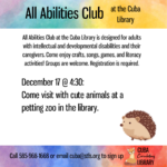 All Abilities Club: December