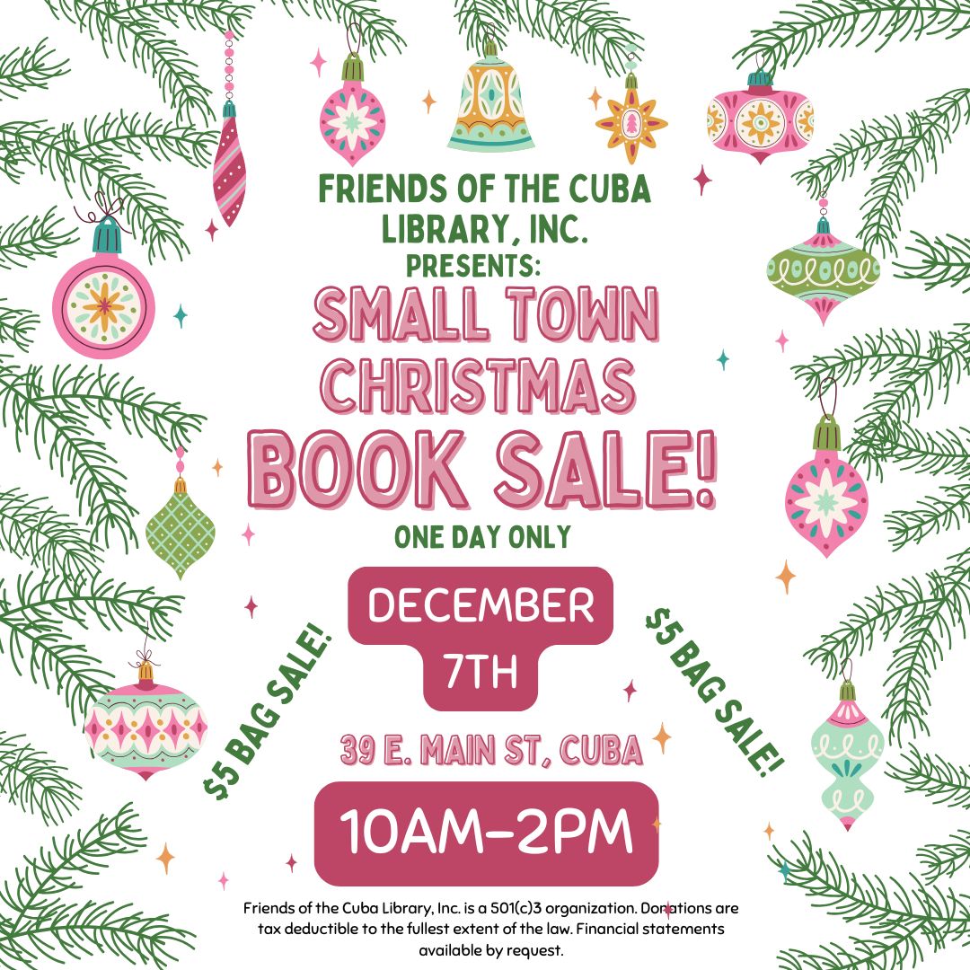 Friends Small Town Christmas Book Sale