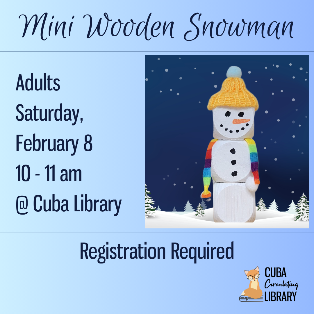 Mini Wooden Snowman Craft