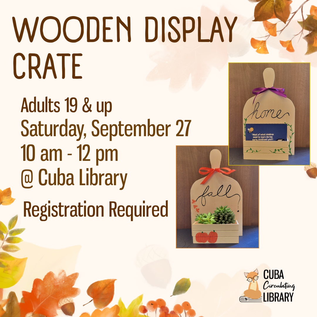 Wooden Decorative Crate
