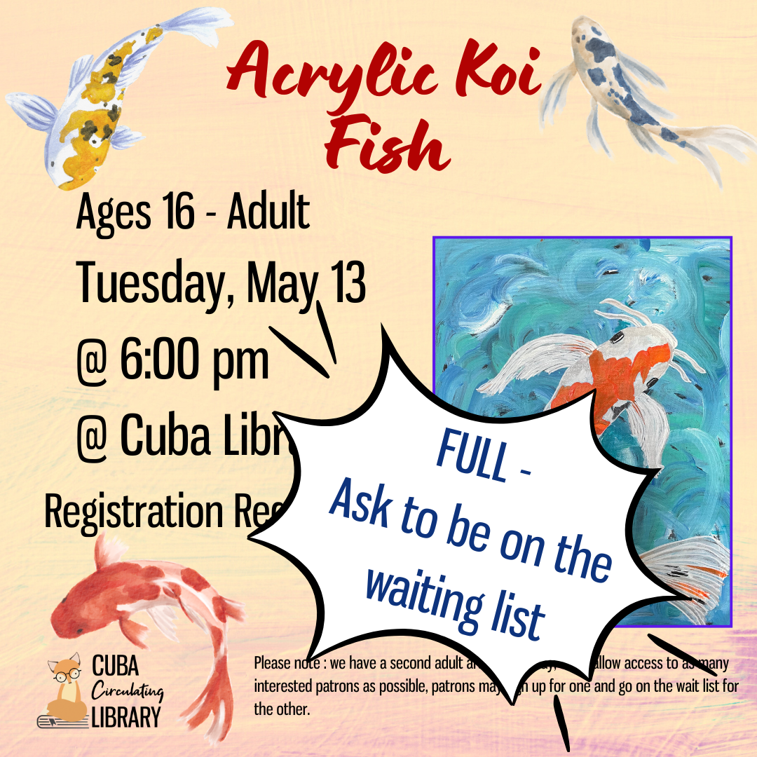 Acrylic Koi Fish – FULL