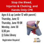 Stop the Bleed & Hands only CPR