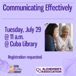 Communicating Effectively (Alzheimer's)