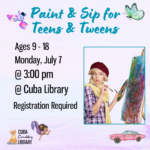 Paint & Sip Teens & Tweens