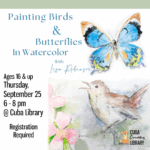 Painting Birds & Butterflies in Watercolor with Lisa Robinson