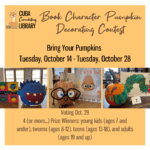 Book Character Pumpkin Contest