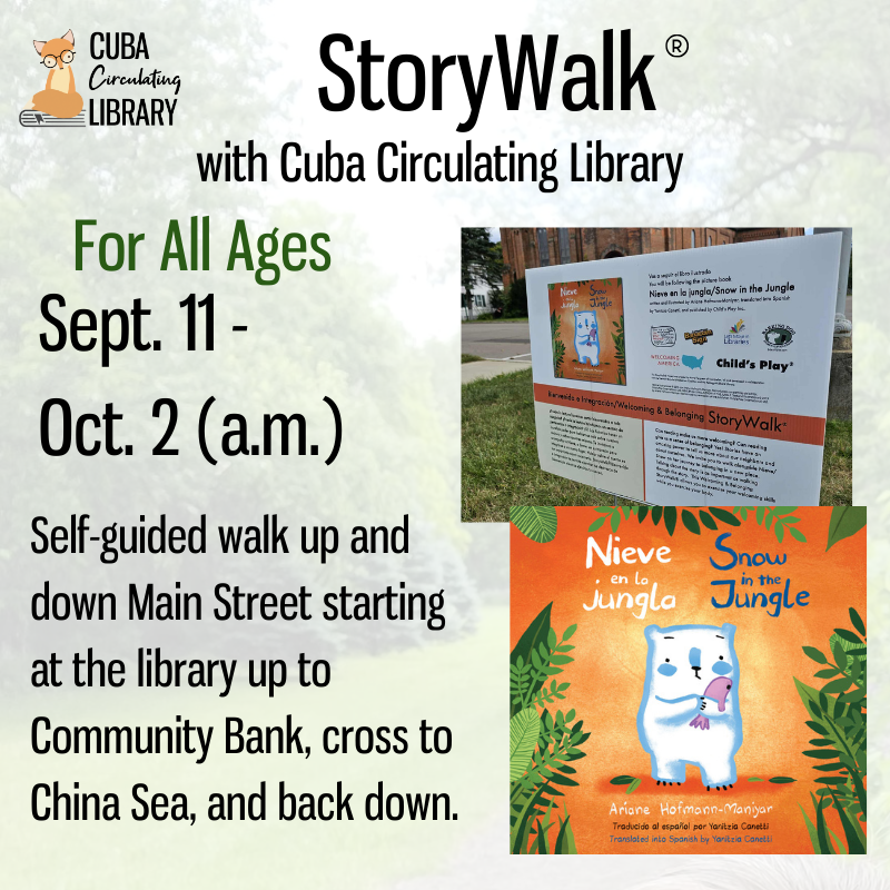 StoryWalk on Main ST.