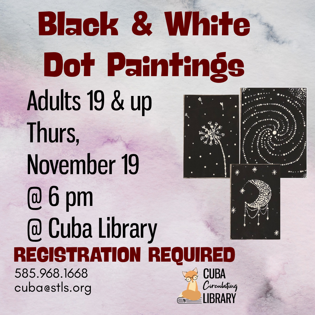 Black & White Dot Paintings