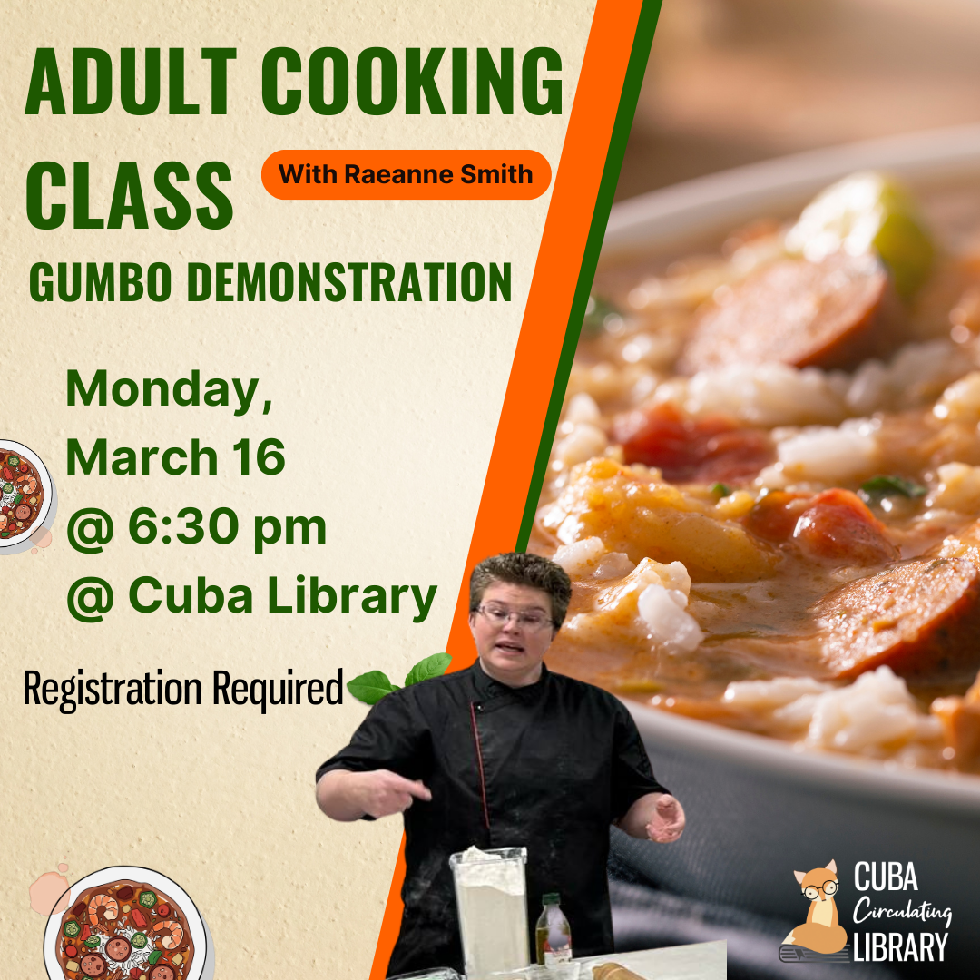 Adult Cooking Class: Gumbo Demonstration