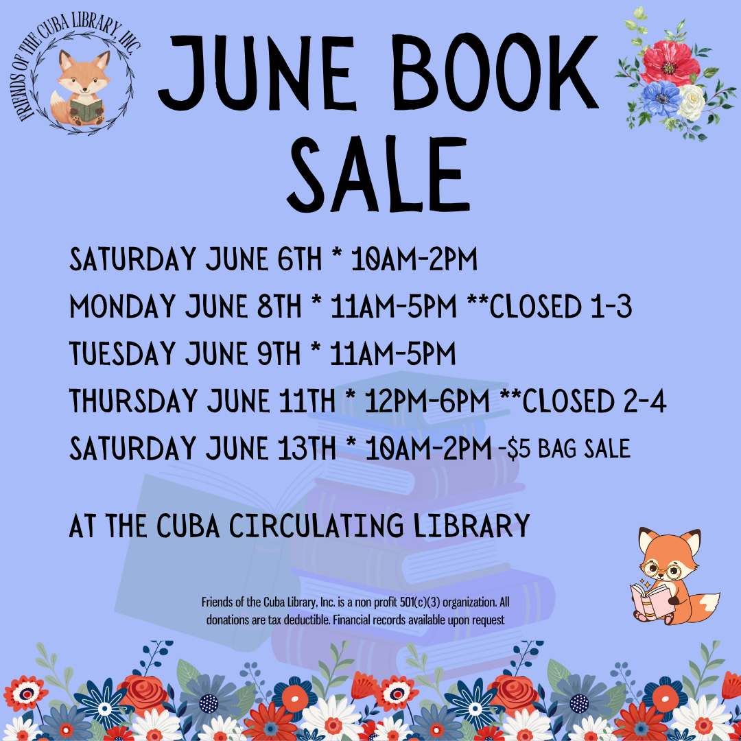 June Book Sale