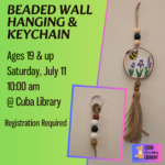 Beaded Wall Hanging & Keychain