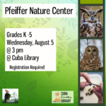 Pfeiffer Nature Center Activity