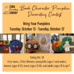 Book Character Pumpkin Contest