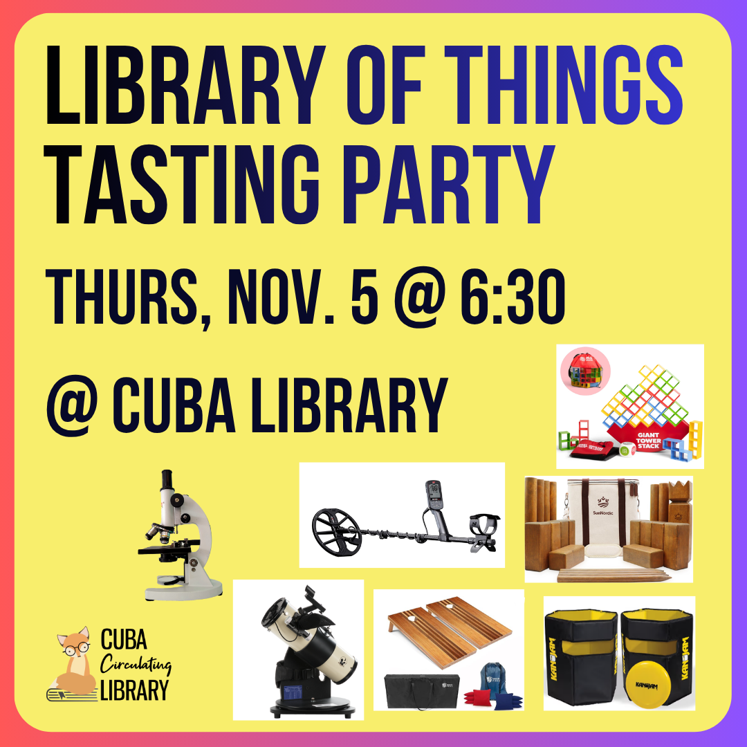 Library of Things Tasting Party