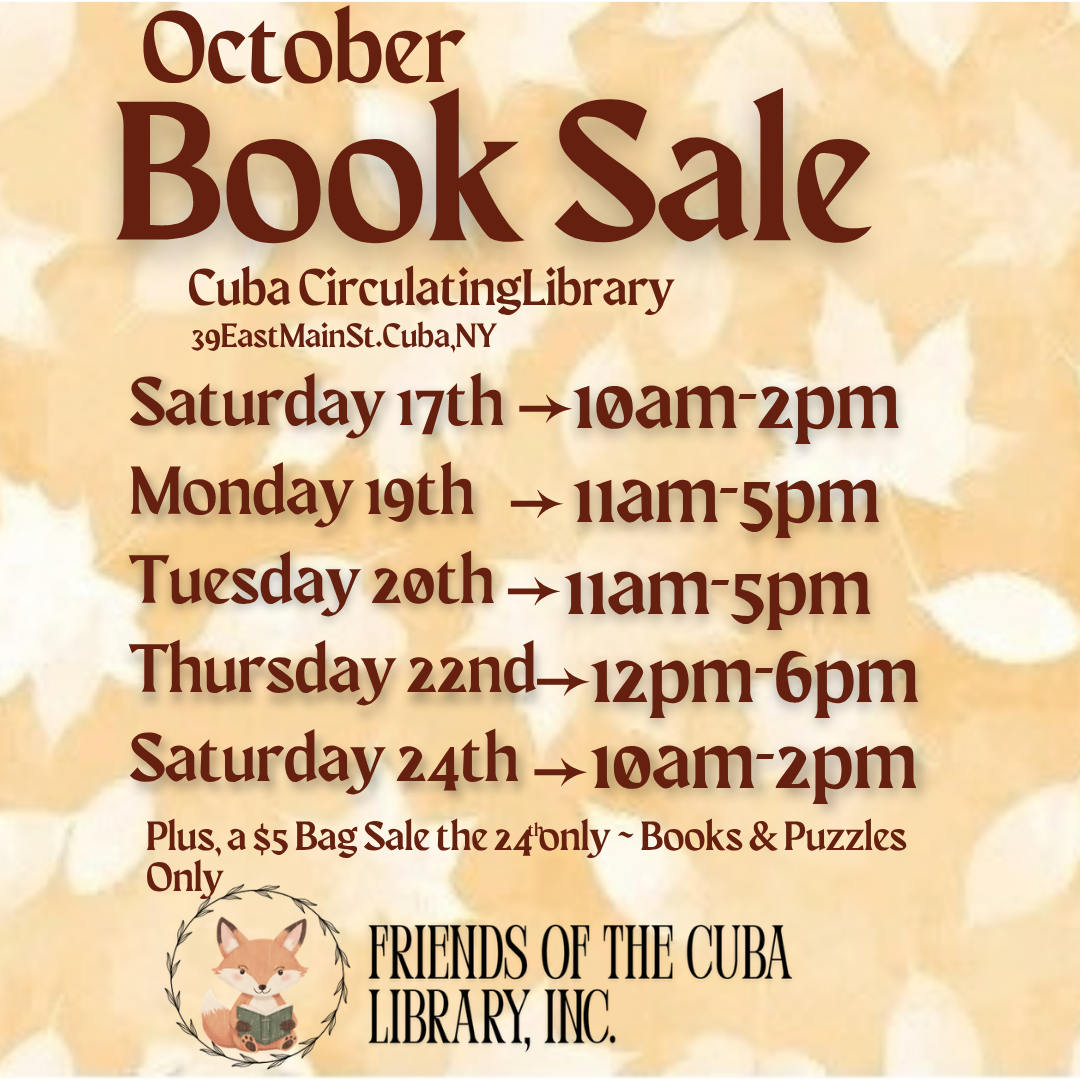 Friends October Book Sale